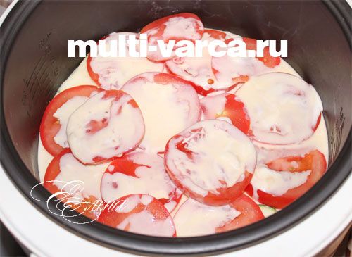 Запіканка з овочів із фаршем