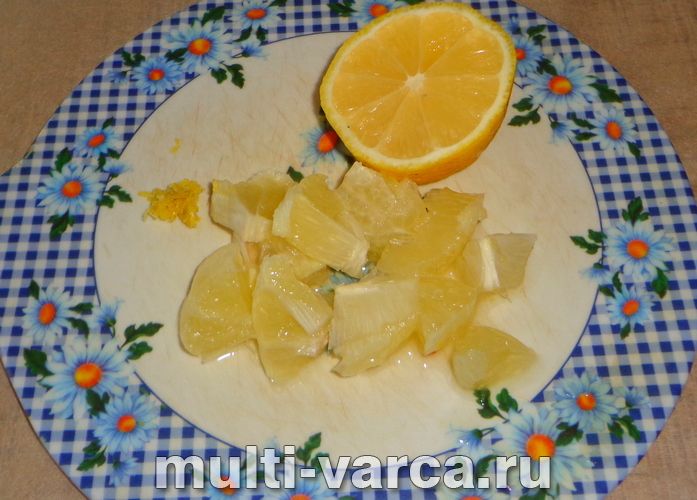 Желе з аґрусу з лимоном на зиму