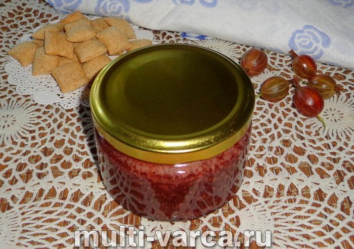 Желе з аґрусу з лимоном на зиму