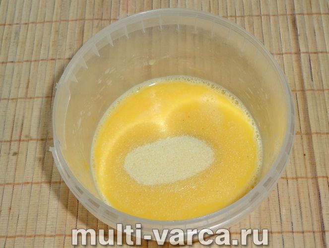 Банановий пудинг у мультиварці