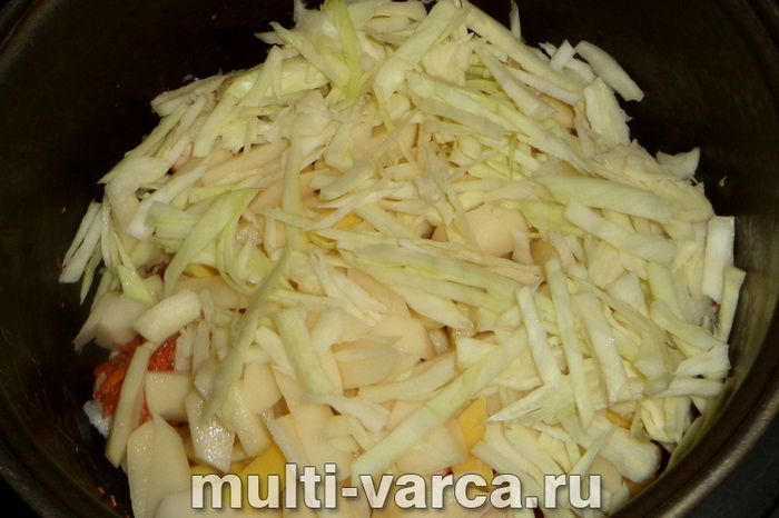 Борщ з індичкою в мультиварці