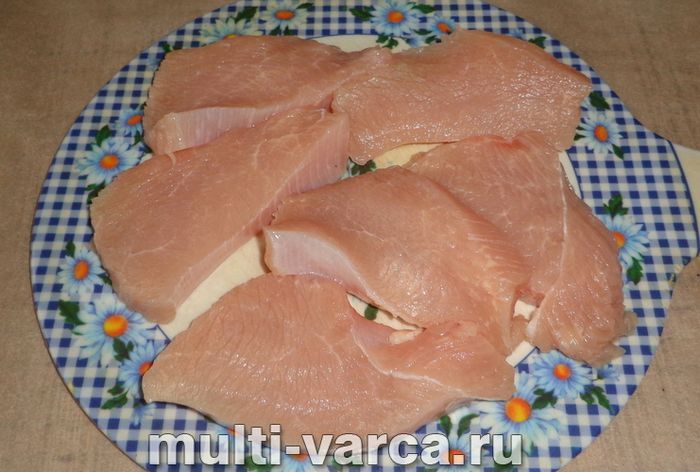 Ескалоп з індички в мультиварці