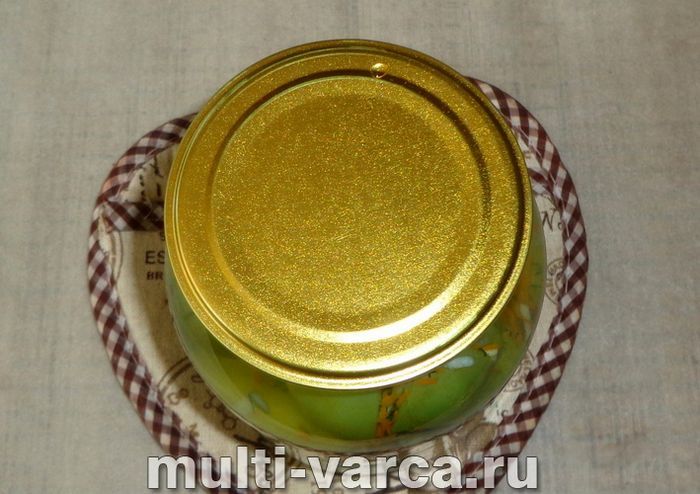 Фаршировані зелені помідори на зиму