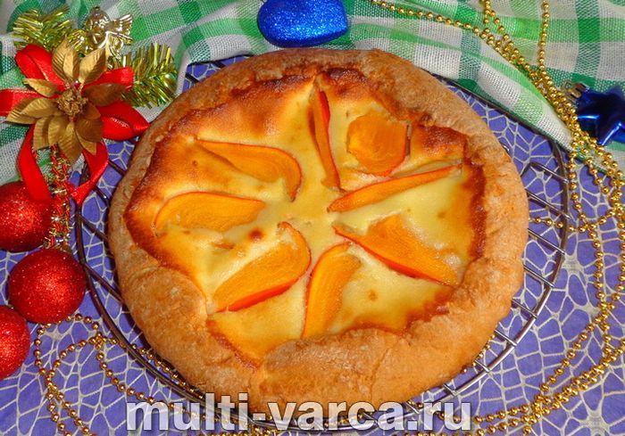 Галета з хурмою в духовці