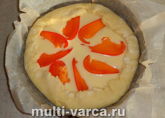 Галета з хурмою в духовці