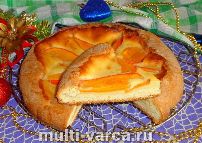 Галета з хурмою в духовці