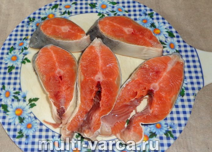 Горбуша з рисом у мультиварці