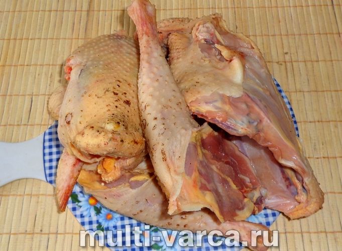 Холодець із курки в мультиварці