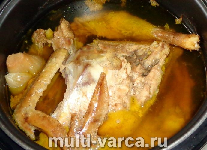 Холодець із курки в мультиварці