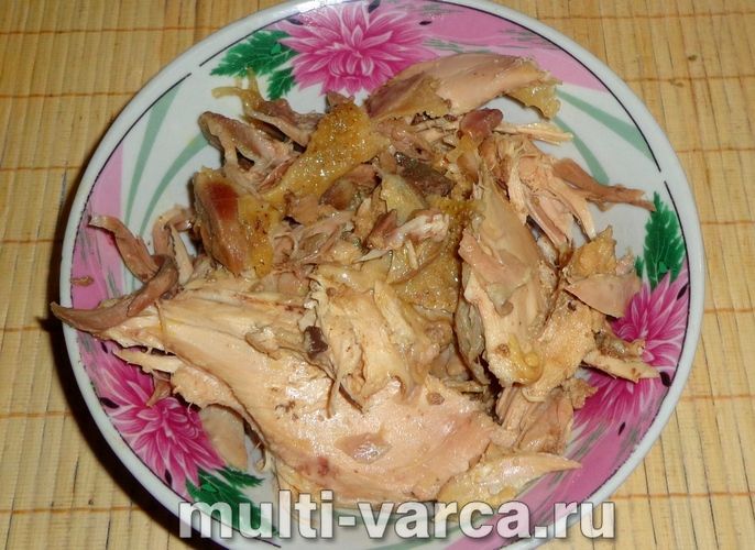 Холодець із курки в мультиварці