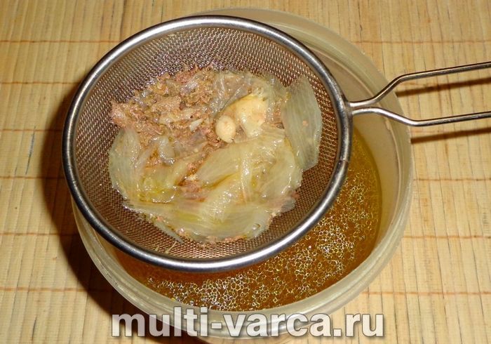 Холодець із курки в мультиварці