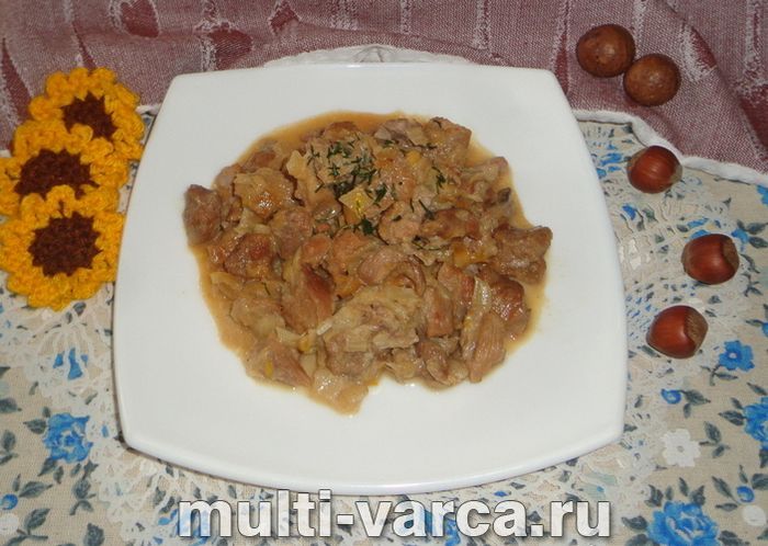 Індичка в гірчичному соусі в мультиварці