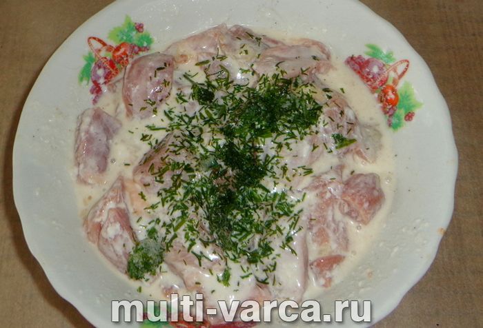 Індичка в кефірі в мультиварці