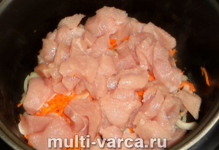 Індичка з сиром у мультиварці
