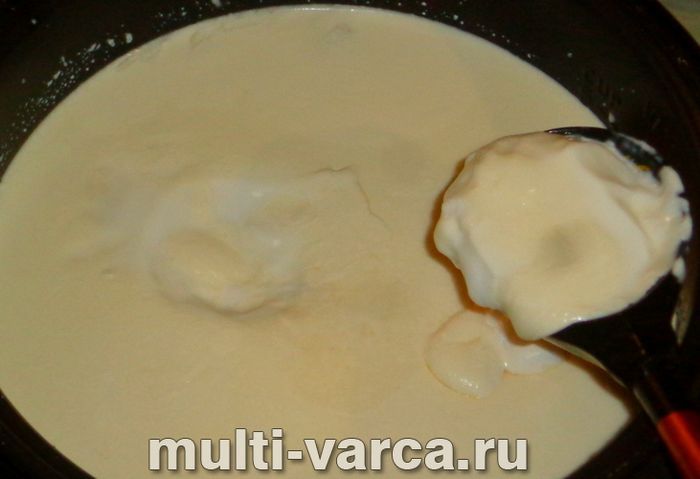 Кисле молоко в мультиварці