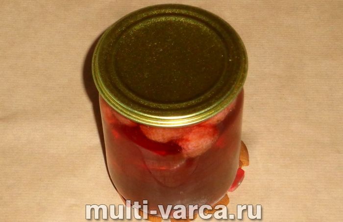 Компот із полуниці без цукру