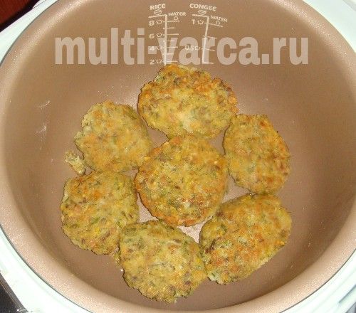 Котлети з червоної риби в мультиварці