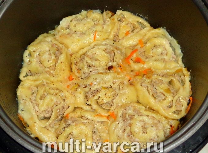 Ліниві пельмені в мультиварці