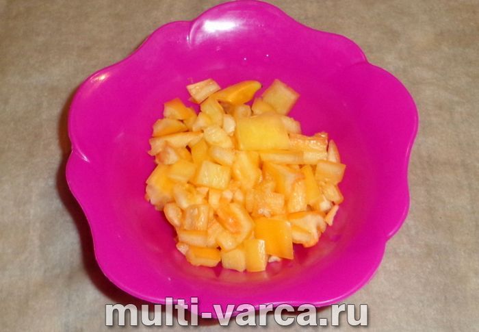 Овочеве рагу з квасолею в мультиварці