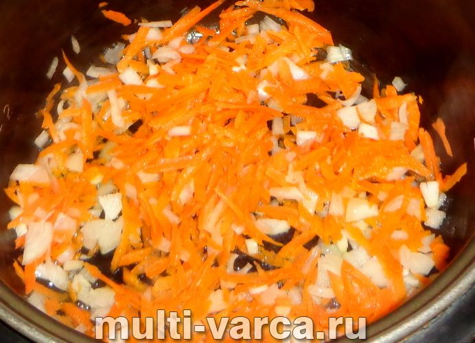Овочеве рагу з квасолею в мультиварці