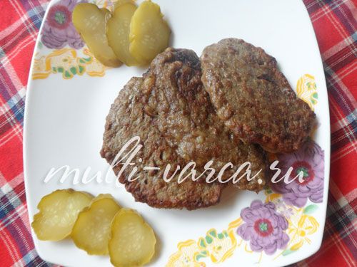 Печінкові оладки з рисом
