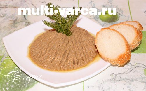 Печінковий паштет у мультиварці