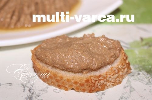 Печінковий паштет у мультиварці