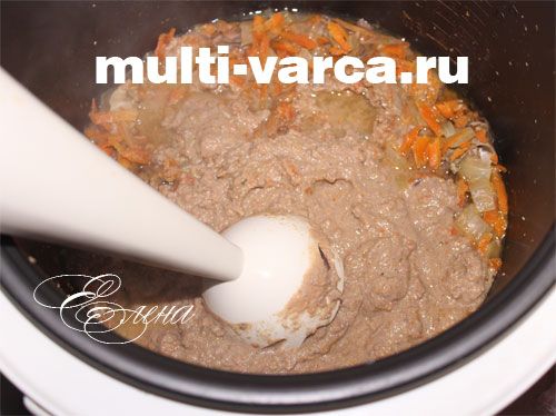 Печінковий паштет у мультиварці