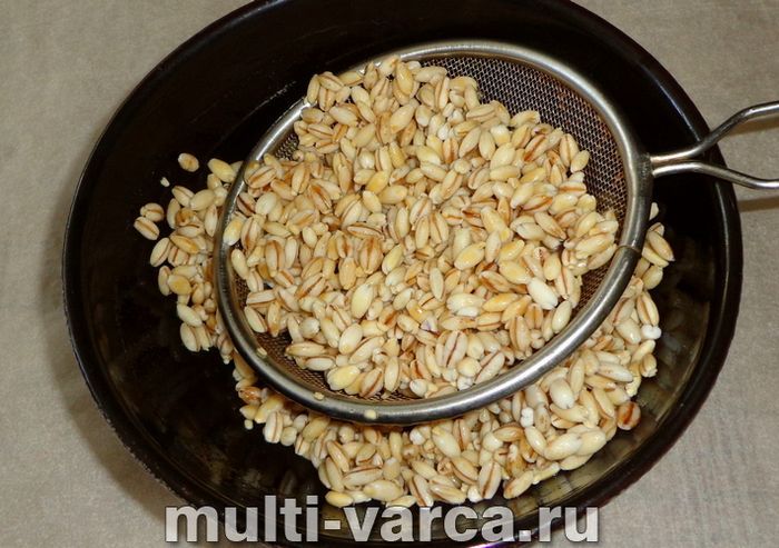 Перлова каша на молоці в мультиварці