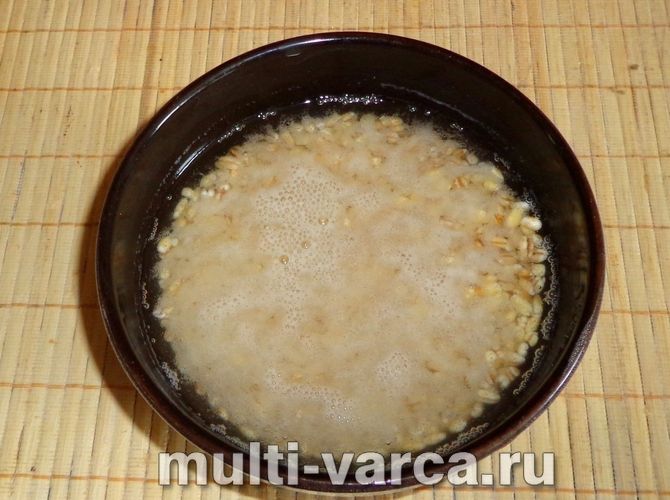 Перловка з печінкою в мультиварці
