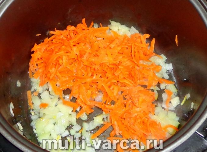 Перловка з печінкою в мультиварці