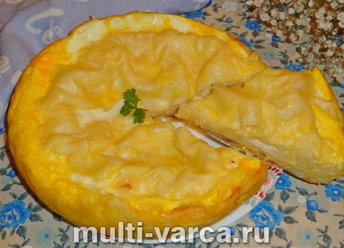 Пиріг із лаваша з сиром у мультиварці