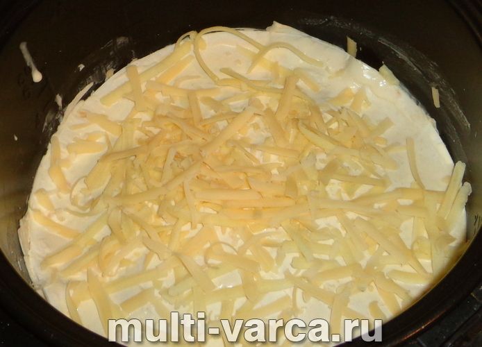 Пиріг із лаваша з сиром у мультиварці