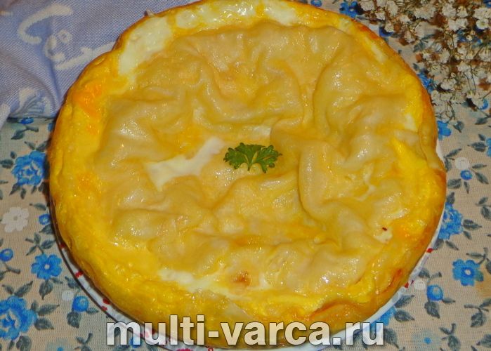 Пиріг із лаваша з сиром у мультиварці