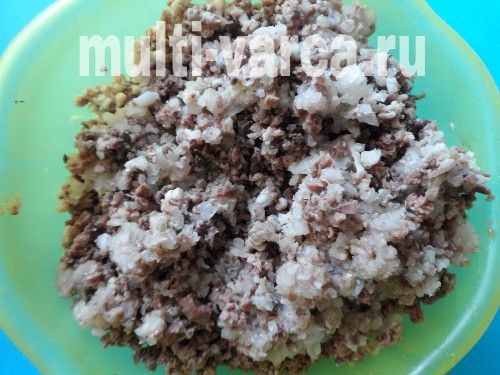 Пиріжки з серцем і легким у мультиварці