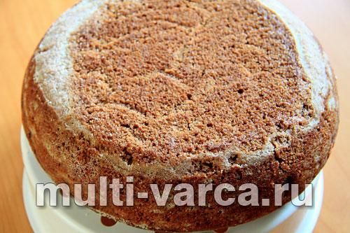 Пісний шоколадний манник із вишнею
