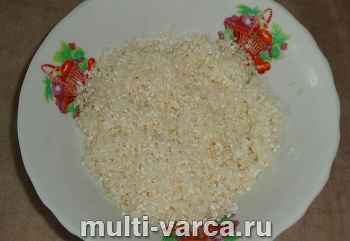 Рисова запіканка з яблуками в мультиварці