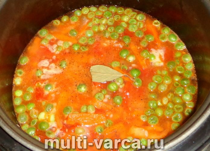 Різотто з овочами в мультиварці