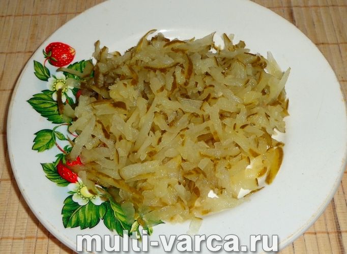 Розсольник із яловичиною в мультиварці