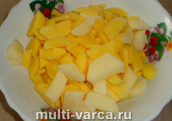 Розсольник на курячому бульйоні в мультиварці