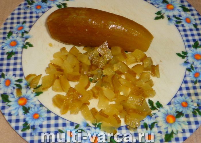 Розсольник на курячому бульйоні в мультиварці