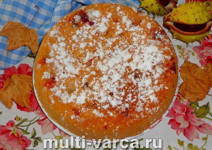 Шарлотка з аґрусом у мультиварці