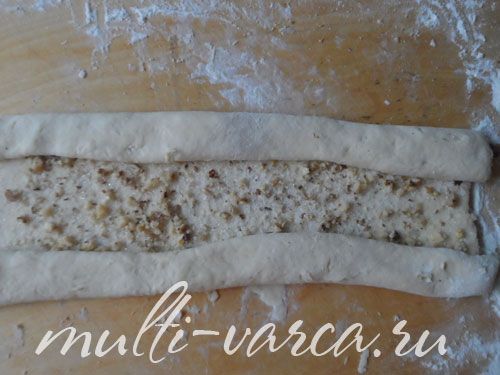 Сирне печиво з волоськими горіхами