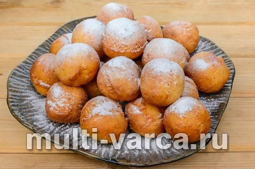 Сирні пончики у фритюрі