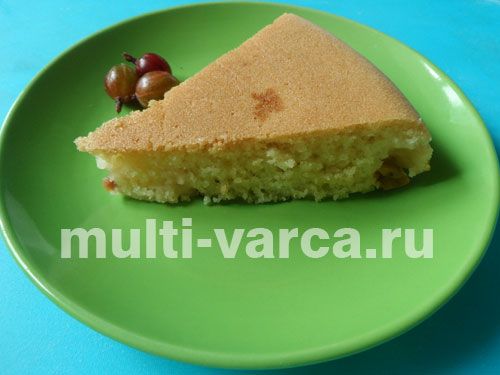 Смачний пиріг із аґрусом
