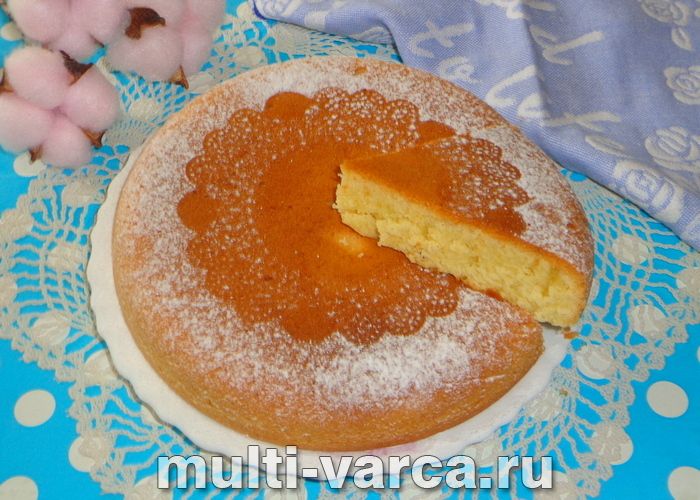 Сметанний пиріг у мультиварці