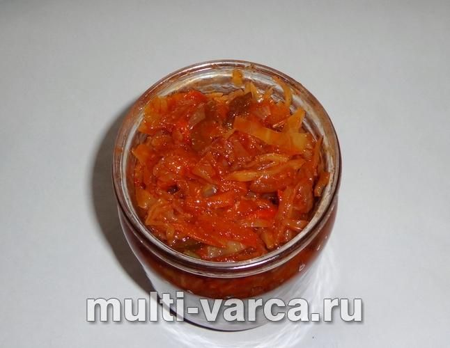 Солянка на зиму в мультиварці