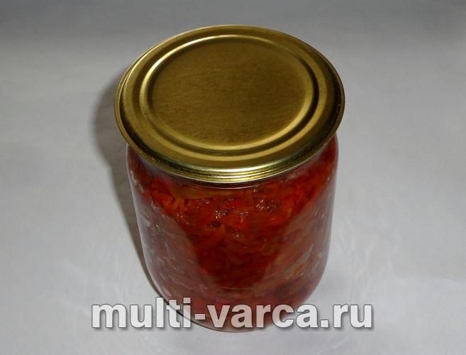 Солянка на зиму в мультиварці