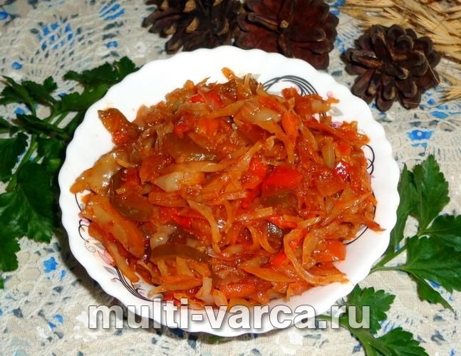 Солянка на зиму в мультиварці