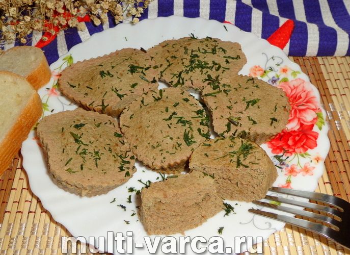 Суфле з курячої печінки на пару в мультиварці